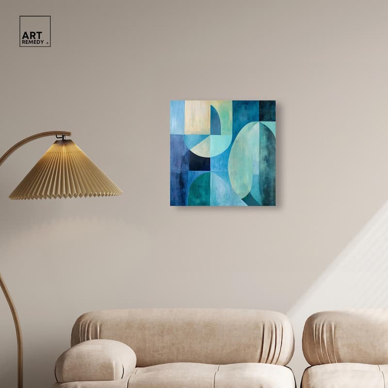 Color Blocks II Canvas by Art Remedy, Gallery Wrapped