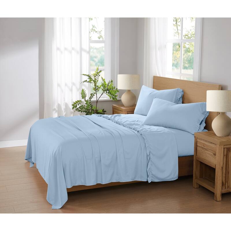Truly Soft Solid Ruffle Sheet Set