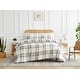 preview thumbnail 13 of 13, Vilano Ultra-Soft Plaid 3-piece Duvet Cover and Sham Set Tofu - Full - Queen