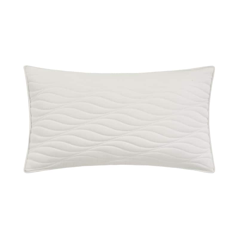 Chloe Navy 12" X 22" Decorative Pillow - Accent - 12"x22" - Polyester