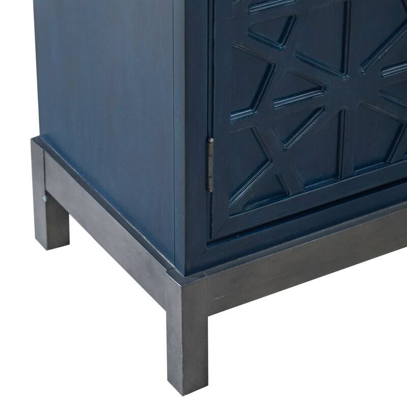 Liberty Furniture Braxton Accent Cabinet Buffet - Width 74" x Depth 17" x Height 44"