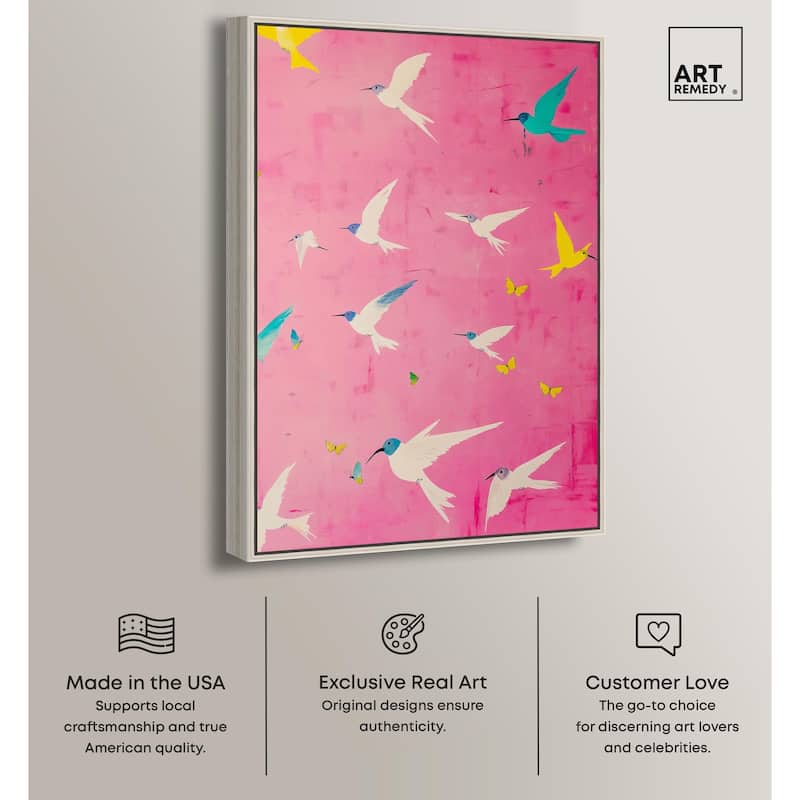 Soaring Sorbet Canvas by Art Remedy