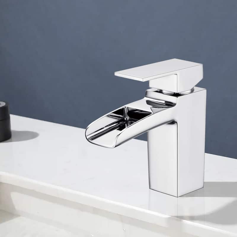 Topcraft 5.9in Single Handle Single Hole Bathroom Faucet Bathroom Vessel Faucet