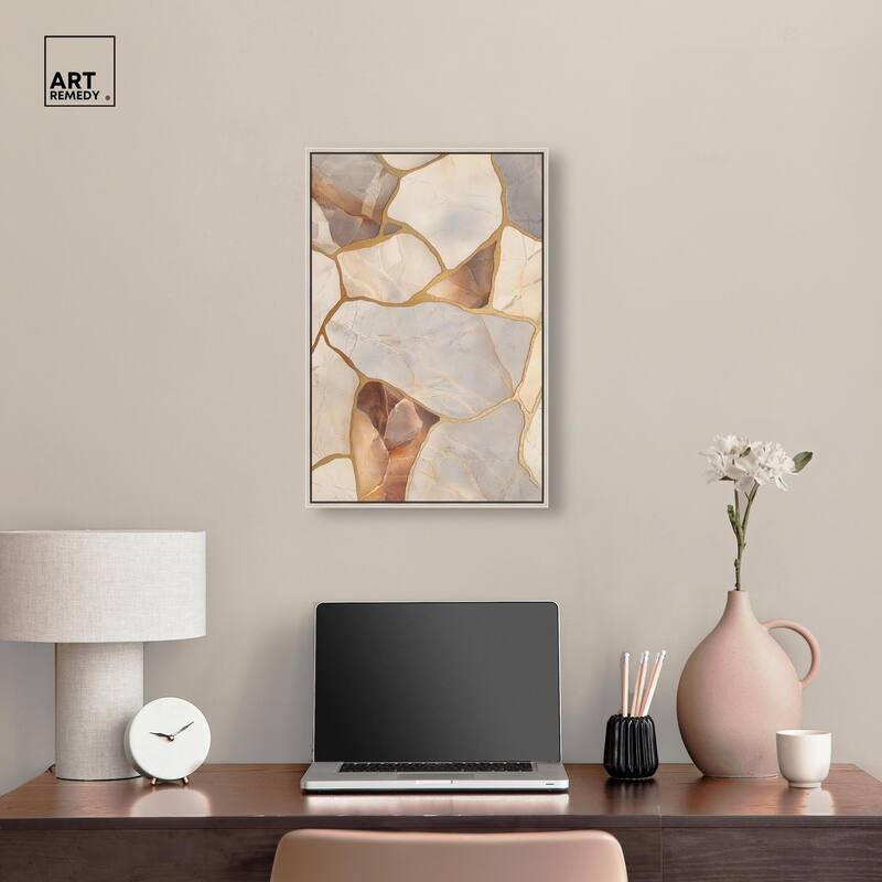 Textured Earthy Tones II Canvas by Art Remedy