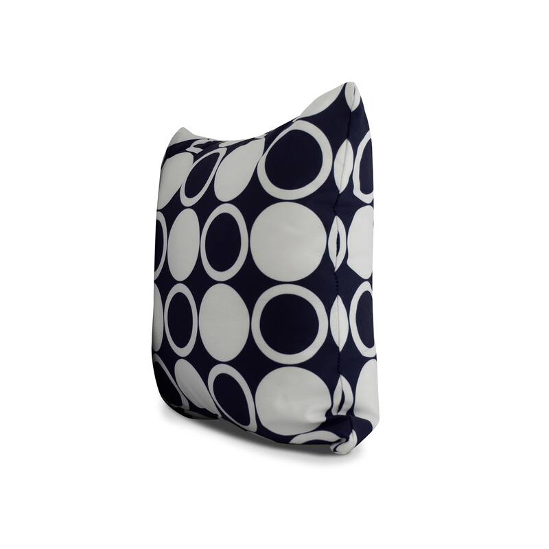 20 x 20 Inch Small Modcircles Geometric Print Outdoor Pillow