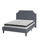 preview thumbnail 27 of 121, Tufted Platform Bed with 10 Inch Pocket Spring Mattress