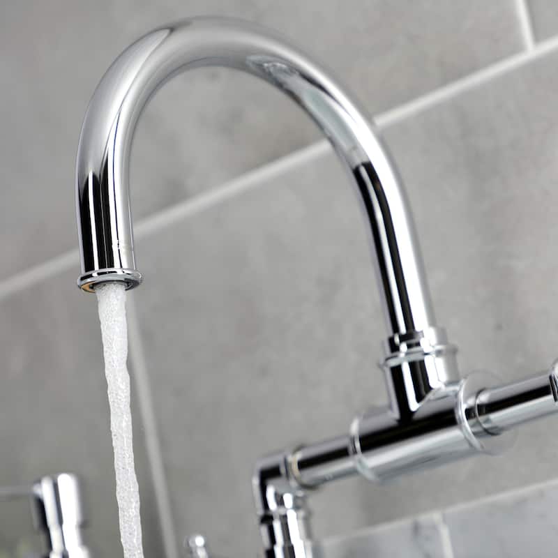 Kingston Brass Belknap Bridge Bathroom Faucet
