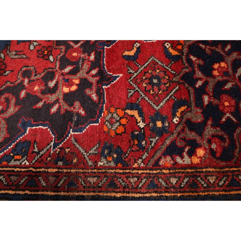 ECARPETGALLERY Hand-knotted Anatolian Vintage Red Wool Rug - 4'1 x 6'4