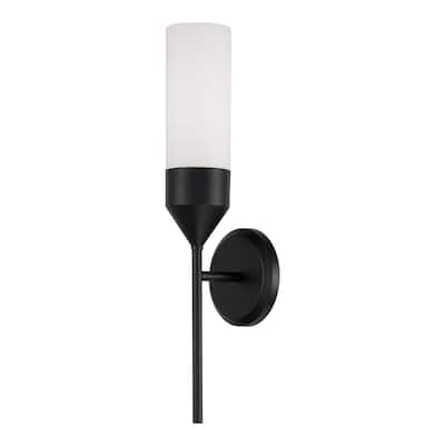 Devon 1-Light Sconce - 5"W x 19.75"H x 4.75"E