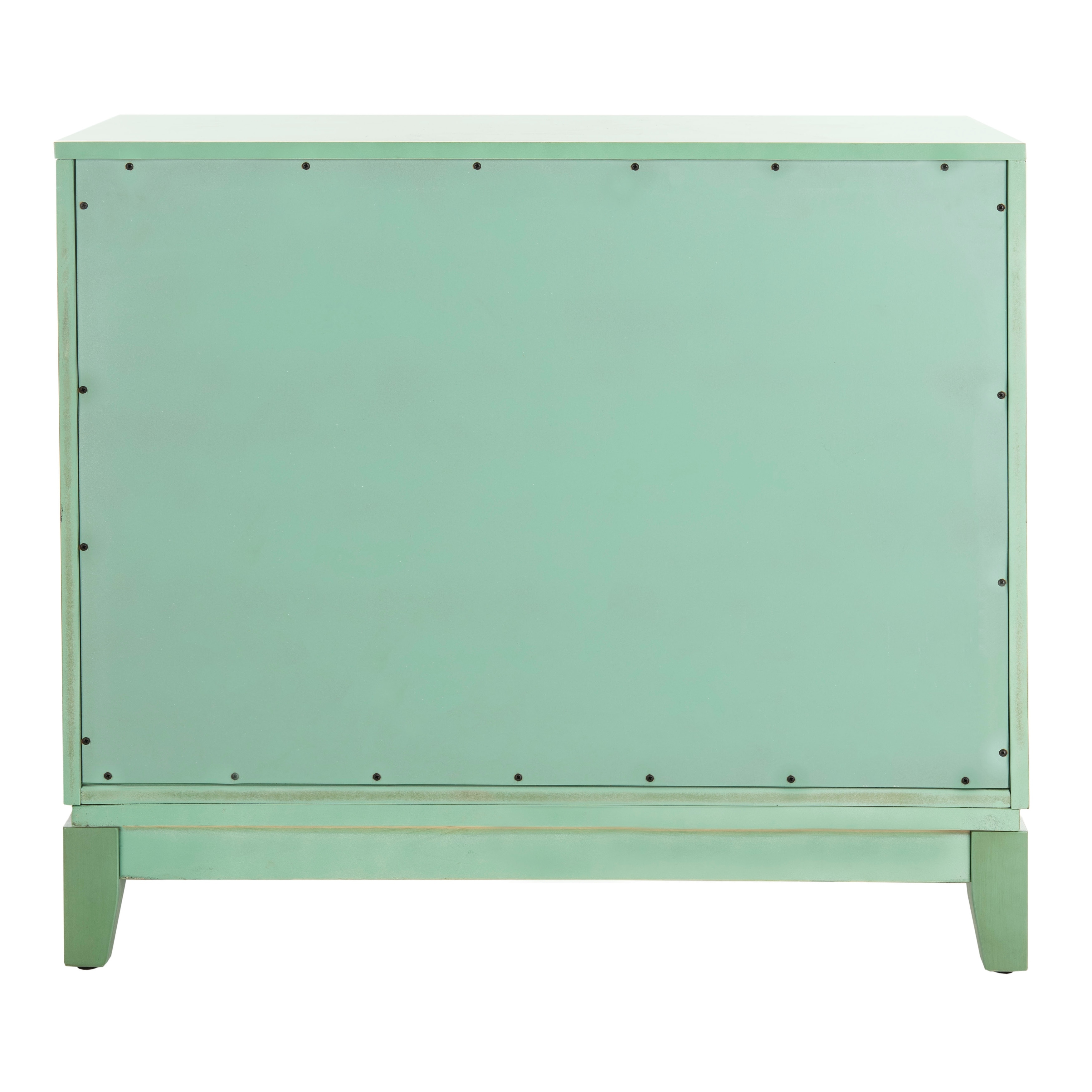 SAFAVIEH Shannon 2 Door Chest Turquoise Mirror On Sale Bed