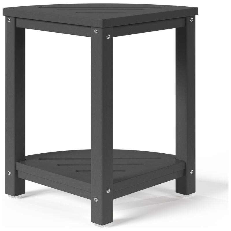 Anapolis Poly Corner Shower Bench