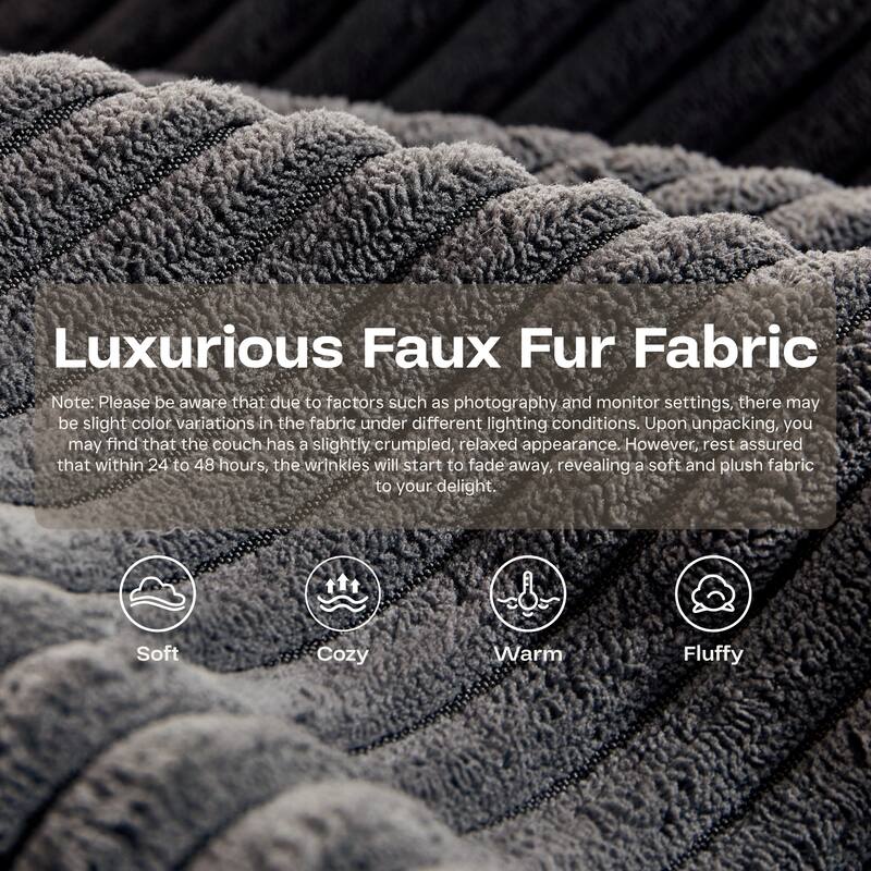 ​​OVIOS Modern Minimalist No-Assembly Living Room Set​