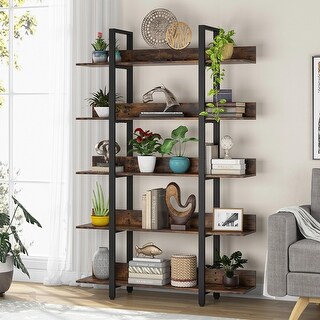 5-Tier Bookshelf,  BookCase Etagere,Display Storage Shelves