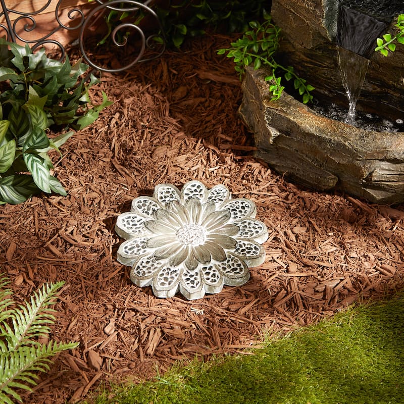 Sunflower Dot Flip Flop Stepping Stone