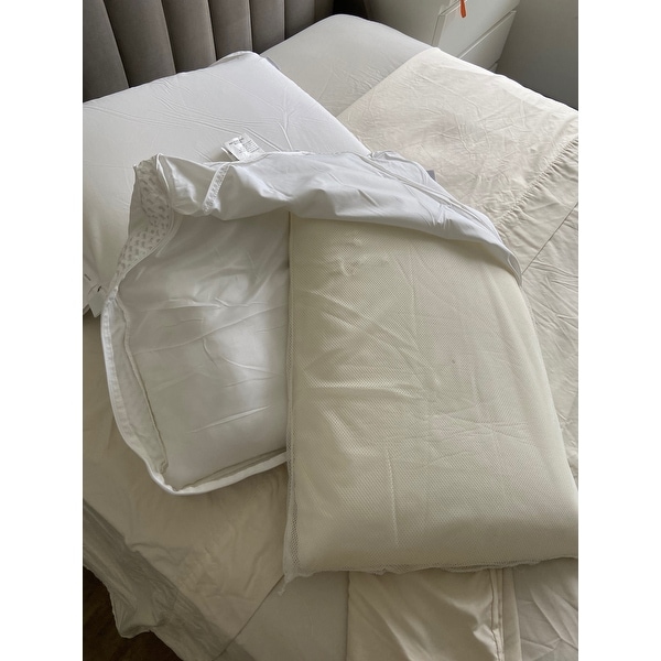 sealy down alternative memory foam pillow
