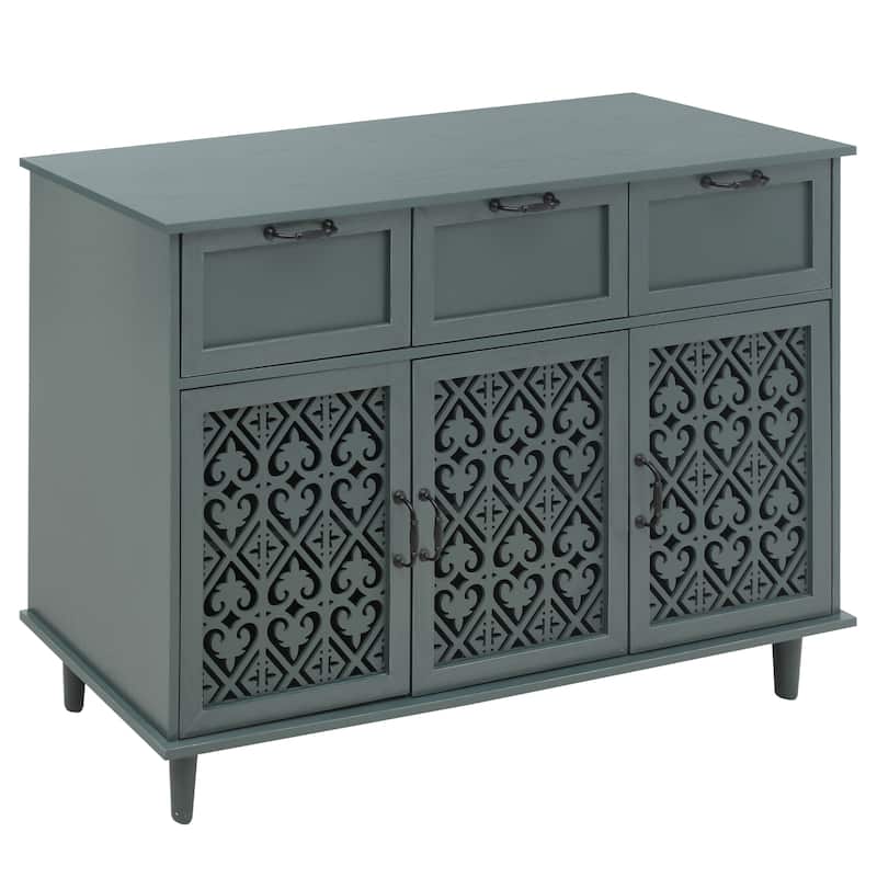 3 Door 3 Drawer Cabinet American Furniture Suitable for Bedroom