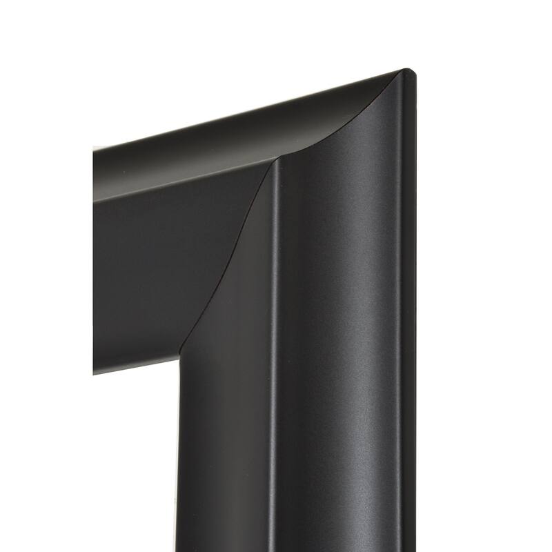 Modern Matte Black Full Length Mirror