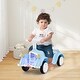 preview thumbnail 4 of 28, Gymax Kids Ride on Push Car w/ Steering Wheel Horn & Light Under Seat