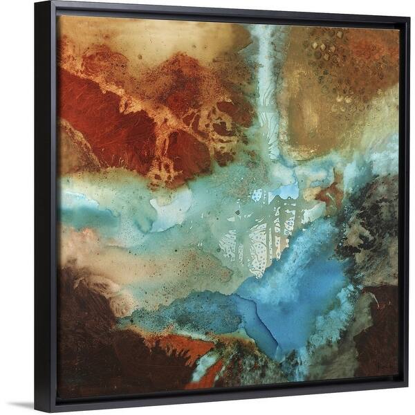 Shop In The Heat Of The Moment Black Float Frame Canvas Art