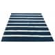 preview thumbnail 1 of 47, Martha Stewart by SAFAVIEH Chalk Stripe Wool/ Viscose Rug 10' x 14' - Wrought Iron/Navy - Rectangle