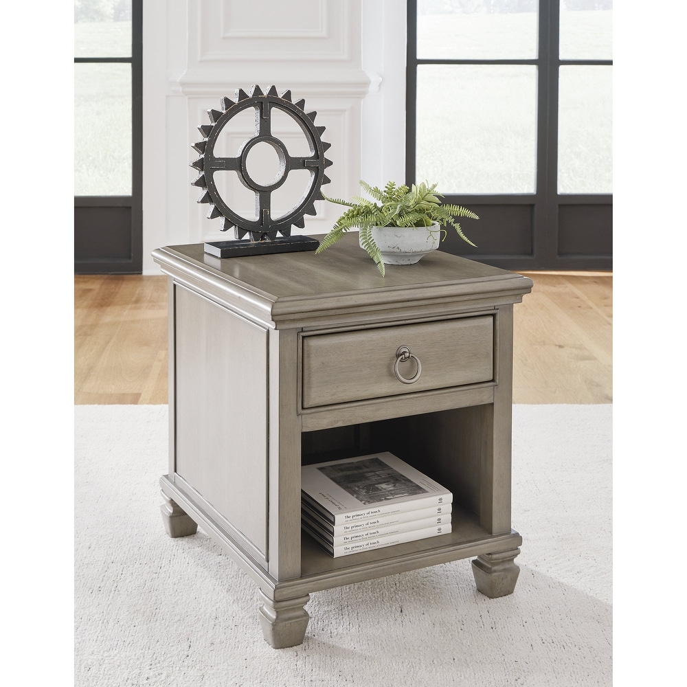 Signature Design by Ashley Lexorne Gray End Table