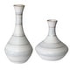 preview thumbnail 1 of 1, Uttermost Potter Fluted Striped Vases (Set of 2)
