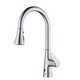 preview thumbnail 4 of 19, Karran Kadoma Touchless One-Handle Triple Function Sprayer Kitchen Faucet Stainless Steel