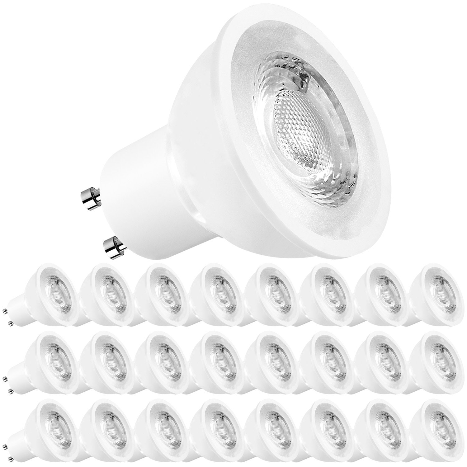 Dimmable Ampoules GU10, LED 7W Équivalent Spots Halogene 50W