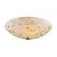 preview thumbnail 1 of 6, Elk Home Capri Satin Nickel With Ivory Capiz Shells 2 Light Semi Flush - 12 in. Wide Nickel