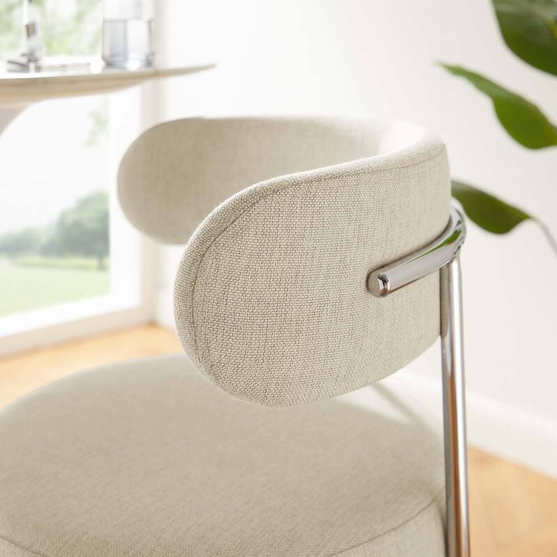Albie Fabric Bar Stools - Set of 2