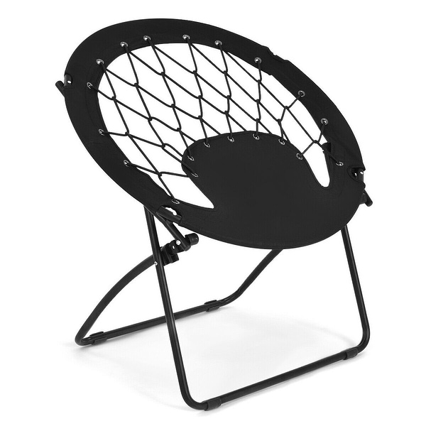 black bungee chair
