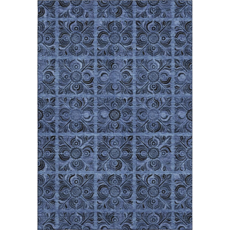 Premium Washable Super Soft Mosaic Panel Mayfield Rug