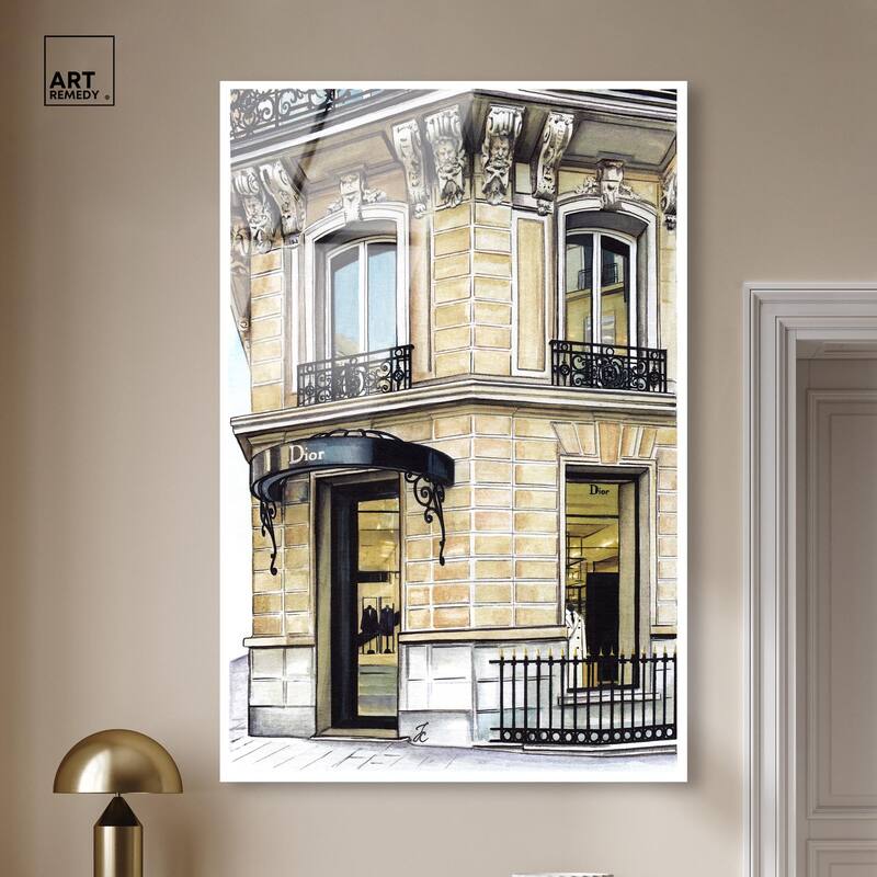 Doll Memories - Glamorous Drama Acrylic by Art Remedy, Ready to Hang