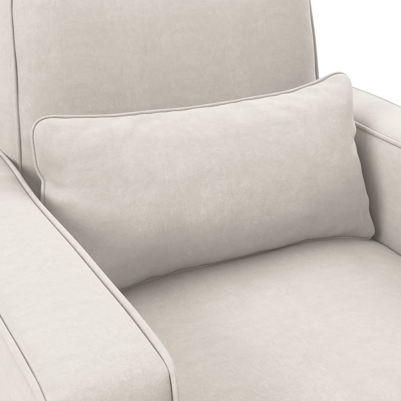 Bush Furniture Stockton Living Room Accent Chair with Ottoman Set