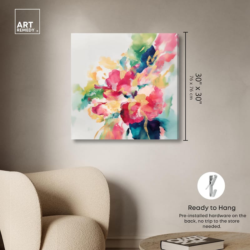 Essence of a Flower I Canvas by Art Remedy, Gallery Wrapped