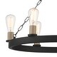preview thumbnail 7 of 18, Acroma 6 Light 27In Farmhouse Wagon Wheel Modern Chandelier-UL - N/A