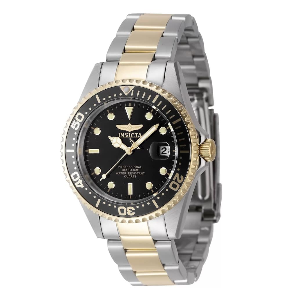 Invicta Men's 8934OB Pro Diver Quartz 3 Hand Black Dial Watch
