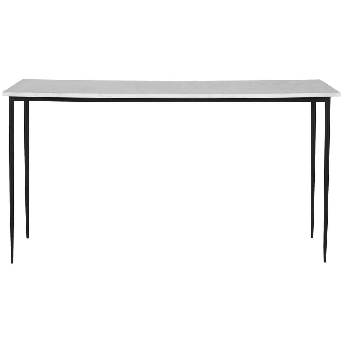 Uttermost 25173 Nightfall 16" Wide Iron, Marble, MDF Framed Console