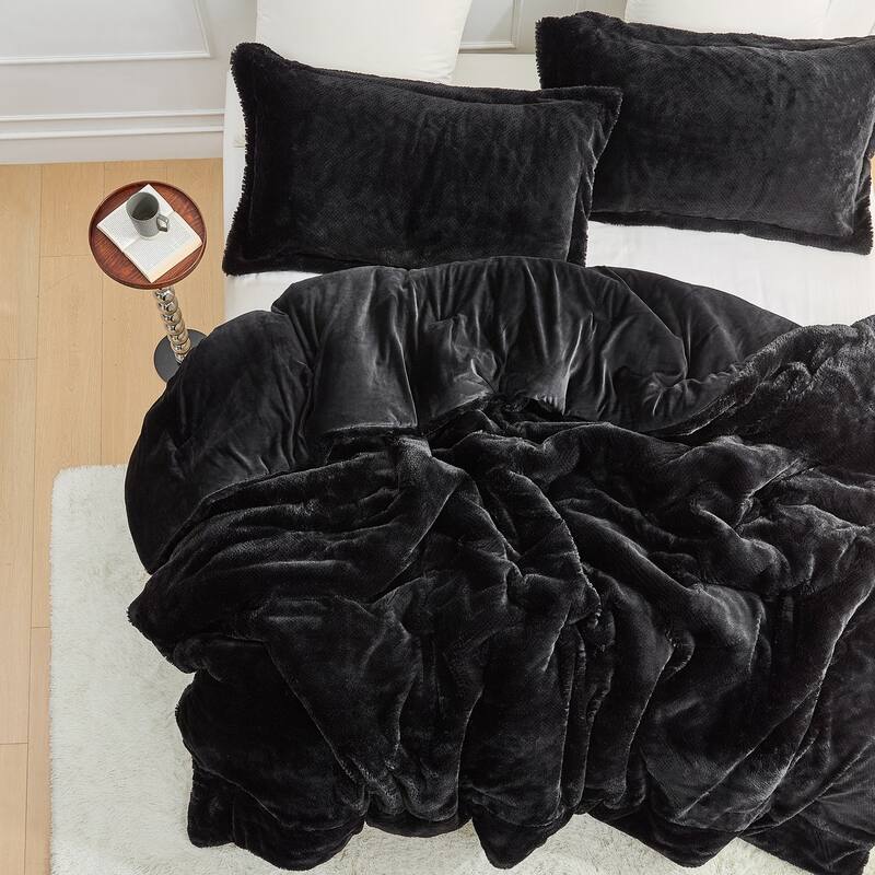 You Deserve It - Coma Inducer® Oversized Comforter Set - Black
