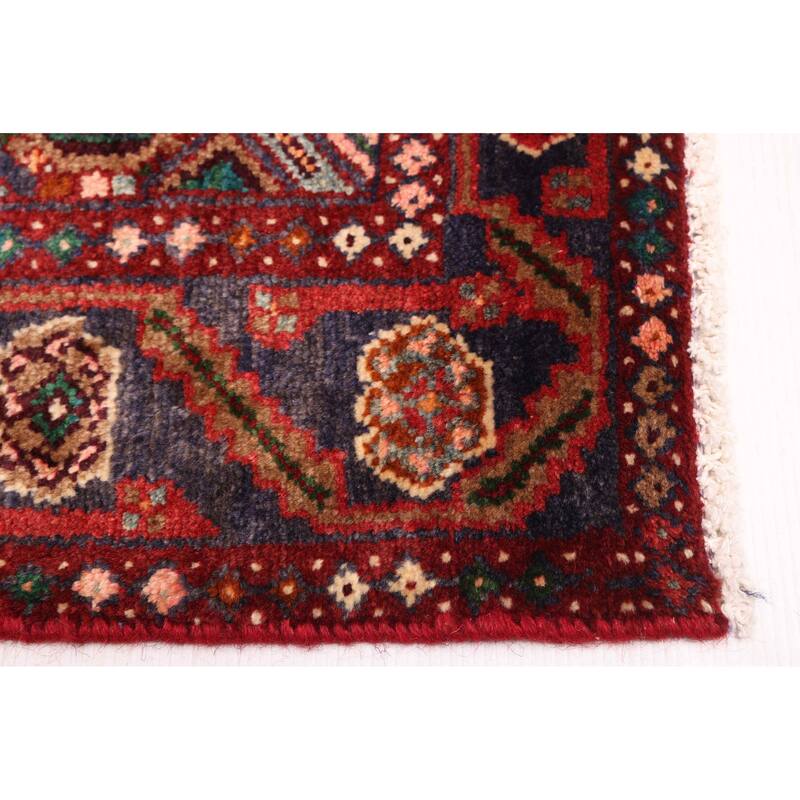ECARPETGALLERY Hand-knotted Konya Anatolian Red Wool Rug - 3'2 x 9'7