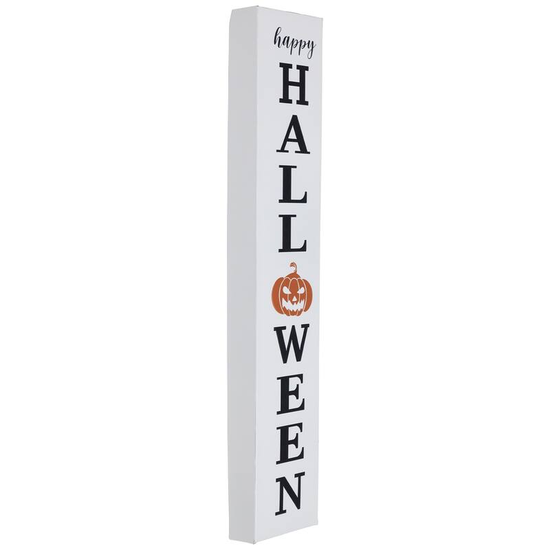 Happy Halloween Metal Porch Board Sign - 31.5"