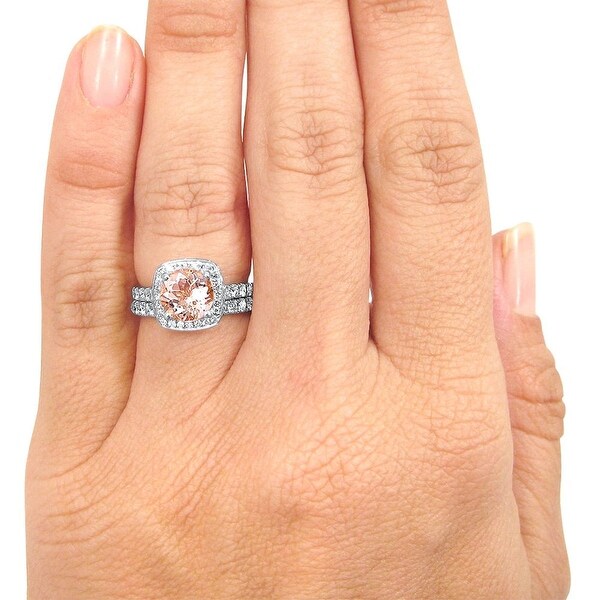 7mm morganite ring