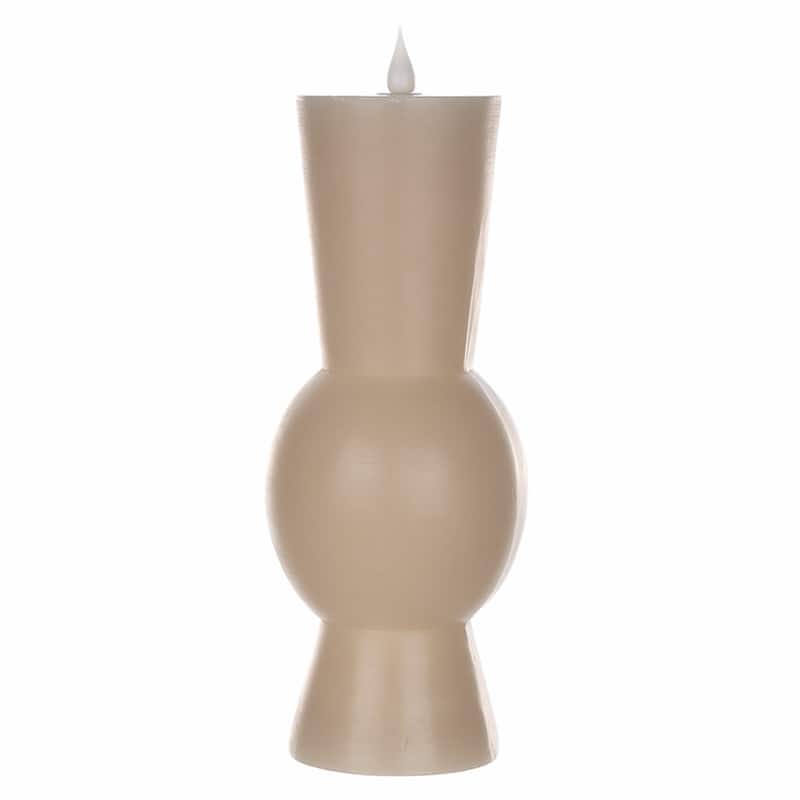 Simplux Designer LED Candle with remote (Set of 2) - Grey