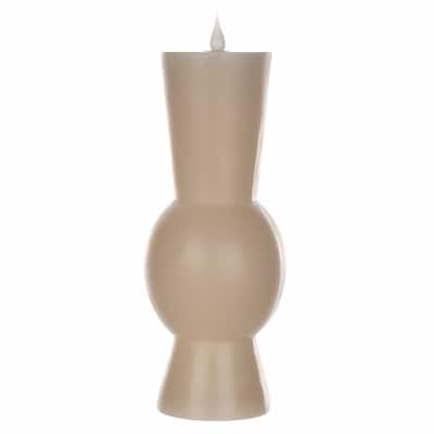 Simplux Designer LED Candle with remote (Set of 2) - Grey