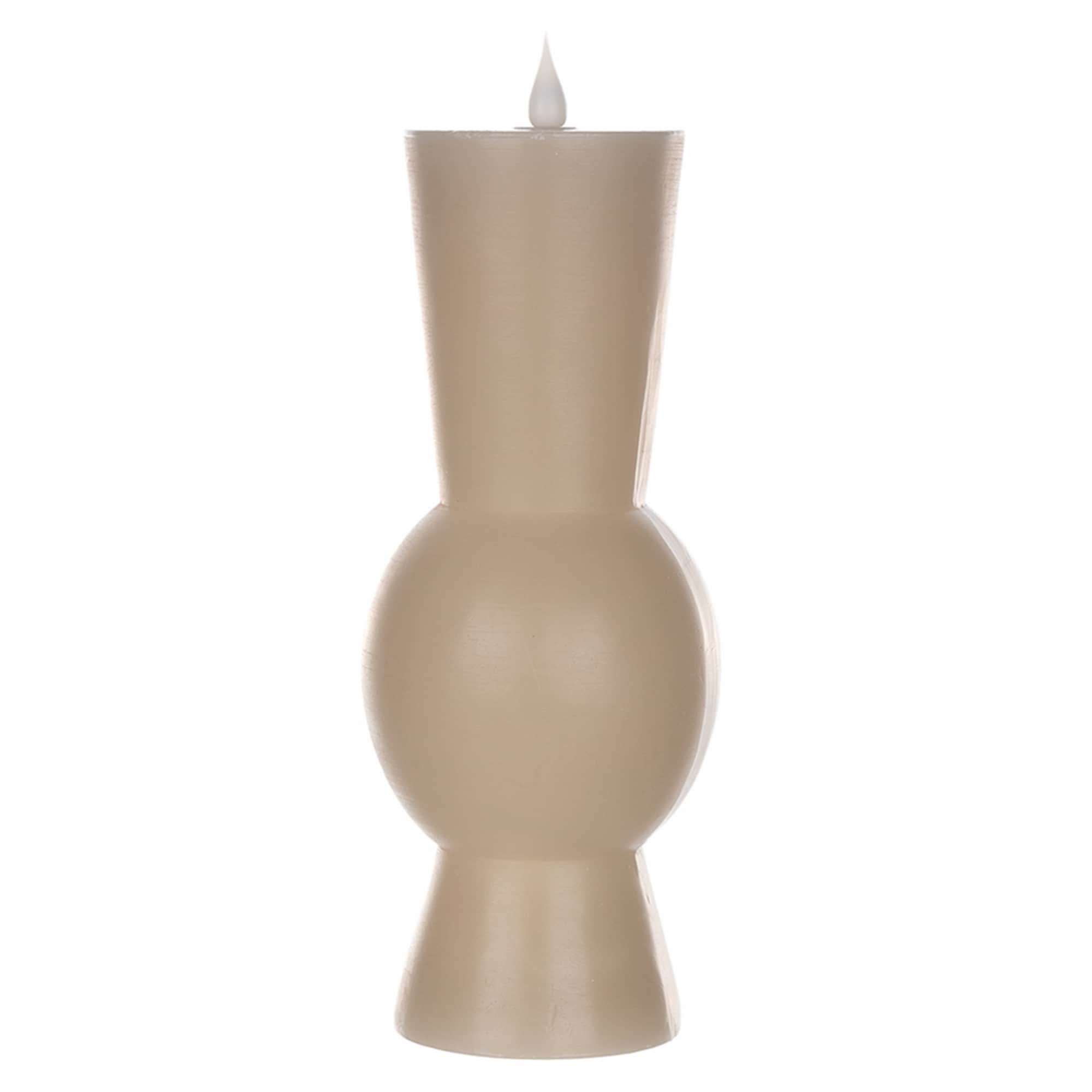 Simplux Designer LED Candle with remote (Set of 2) - Grey