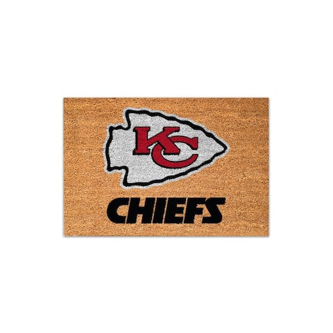 Kansas City Chiefs NFL Licensed Static Coir Door Mat