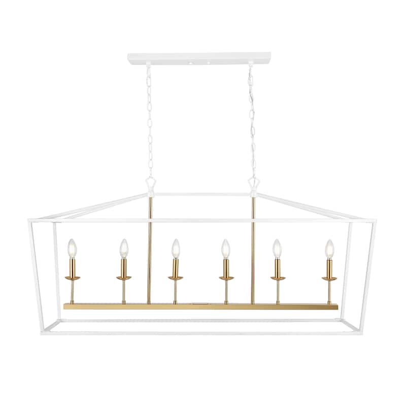 Marion Lantern Metal LED Pendant, by JONATHAN Y