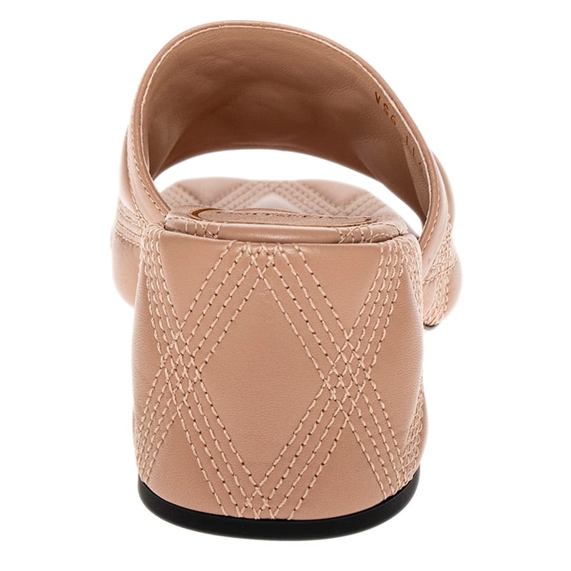Valentino Vlogo Quilted Leather Sandals