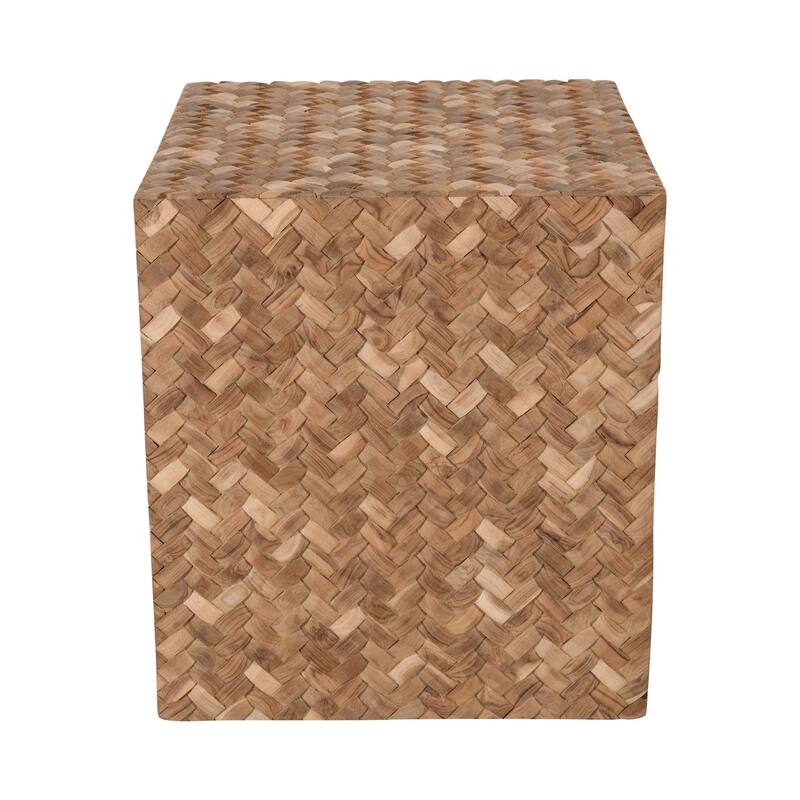Natural Weave Square Side Table