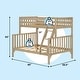 preview thumbnail 23 of 25, Max & Lily Scandinavian Twin over Full Bunk Bed with Ladder